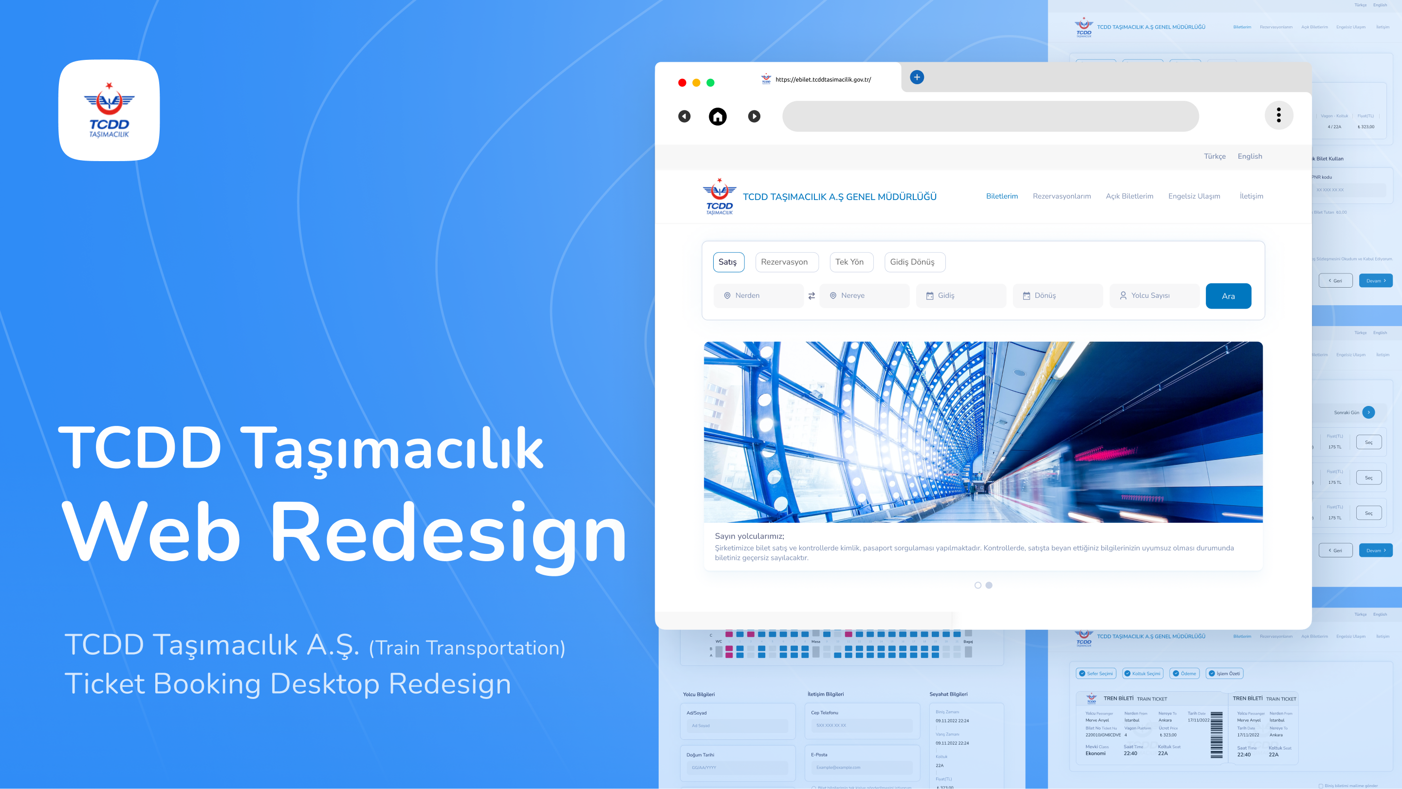 TCDD Taşımacılık Web Redesign